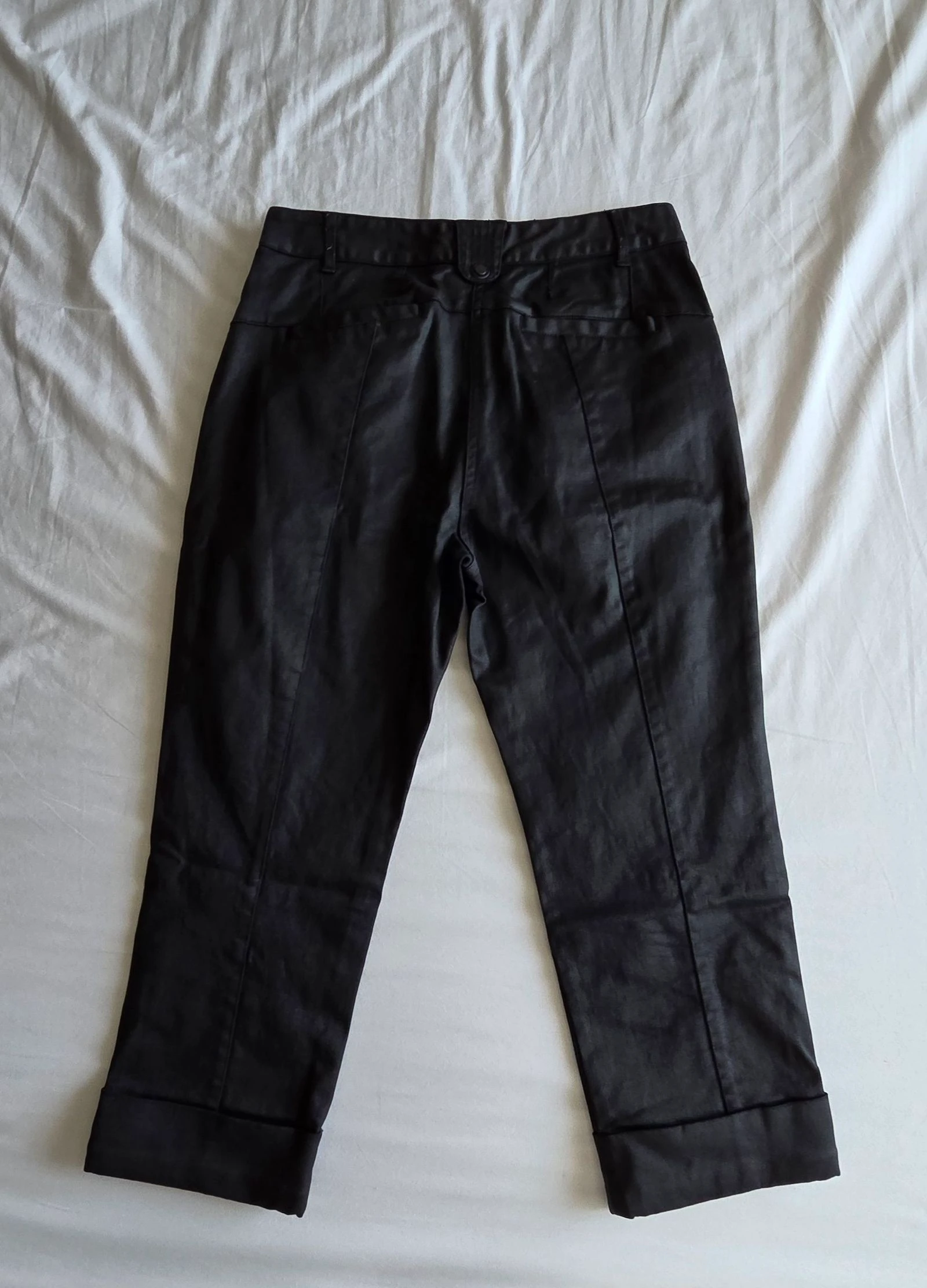Pantalón corto negro revestido 38 M Petit Baigneur pantalón corto brillante – photo 3